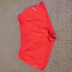 Women's hot pink/red color active shorts